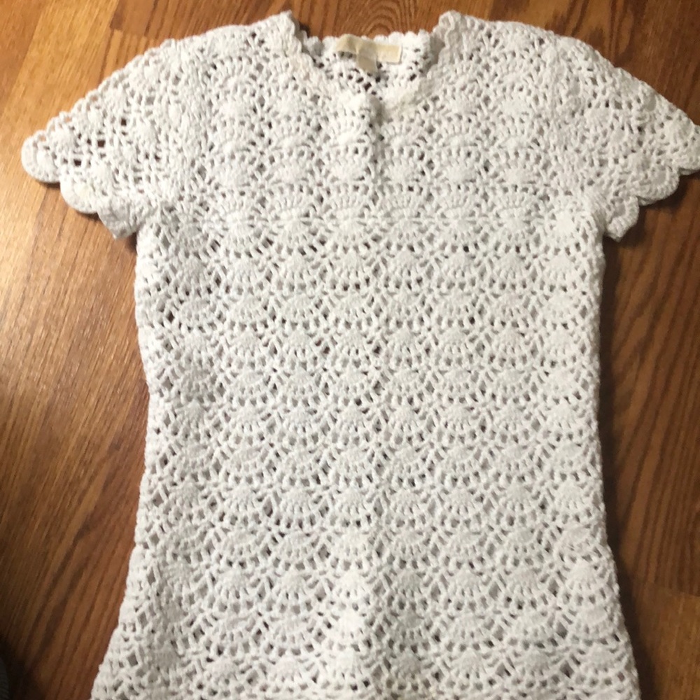 Michael Kors crocheted sweater